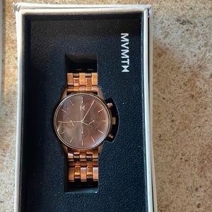 MVMT rose gold women’s watch